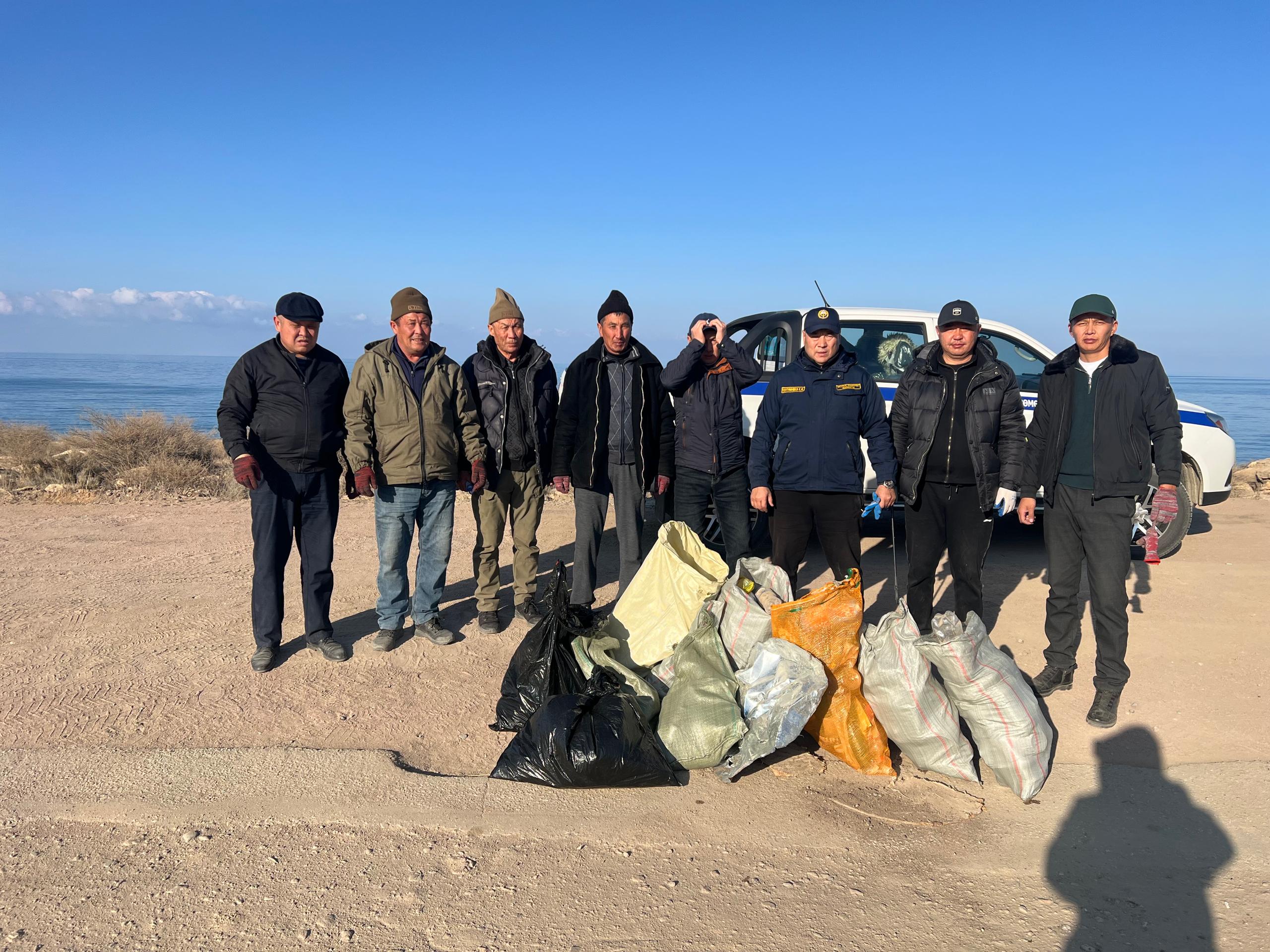 Ысык-Көлдүн таза жээктери: Тоң районунда ишембилик өттү