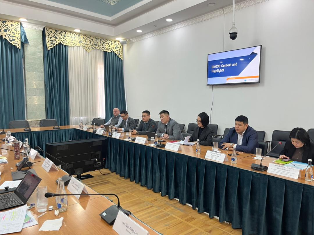 В Министерстве природных ресурсов, экологии и технического надзора состоялась встреча с представителями офиса ЮНОСД во главе с господином Чунцин Кю Пака