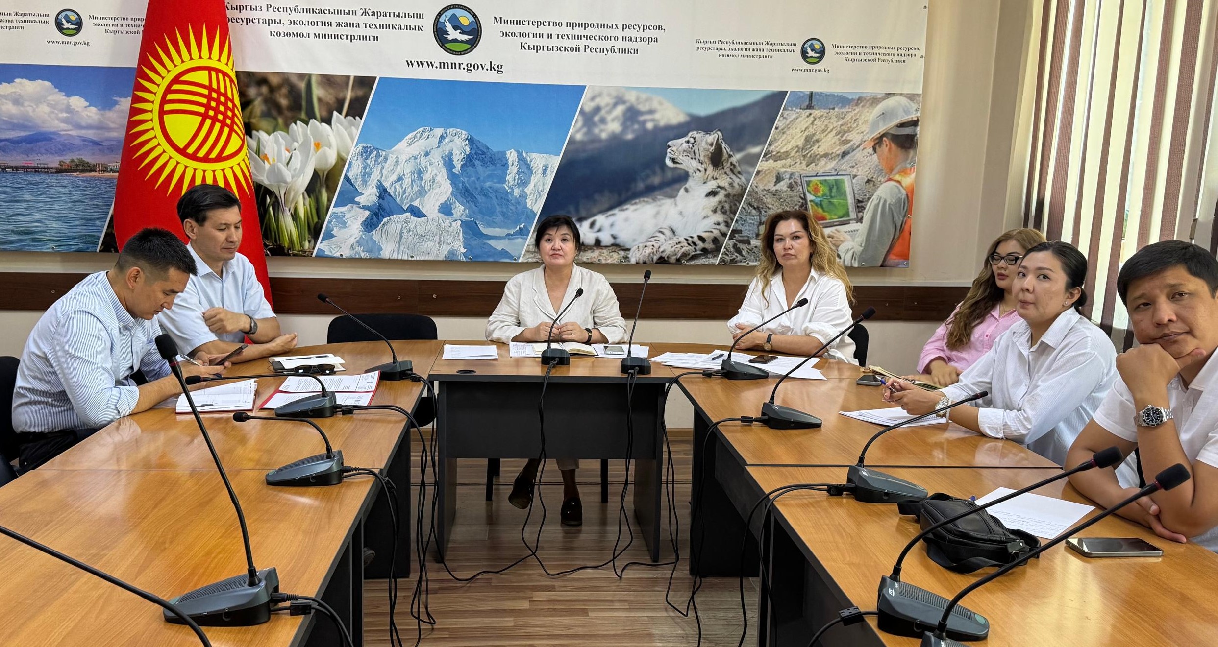 Жаратылыш ресурстары, экология жана техникалык көзөмөл министрлигинде Борбордук Азиядагы климаттын өзгөрүшүнө адаптациялоо боюнча региондук стратегияны ишке ашыруу маселелери боюнча улуттук консультациялар өткөрүлдү